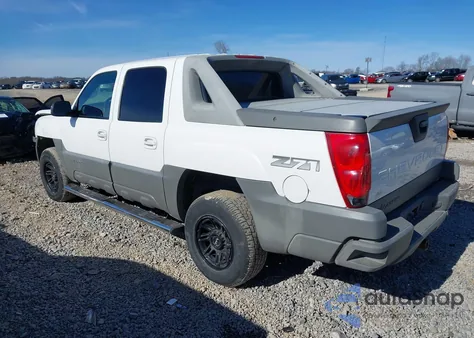 2002 Chevrolet Avalanche 1500 from USA, damaged, VIN 3GNEK13T52G143284